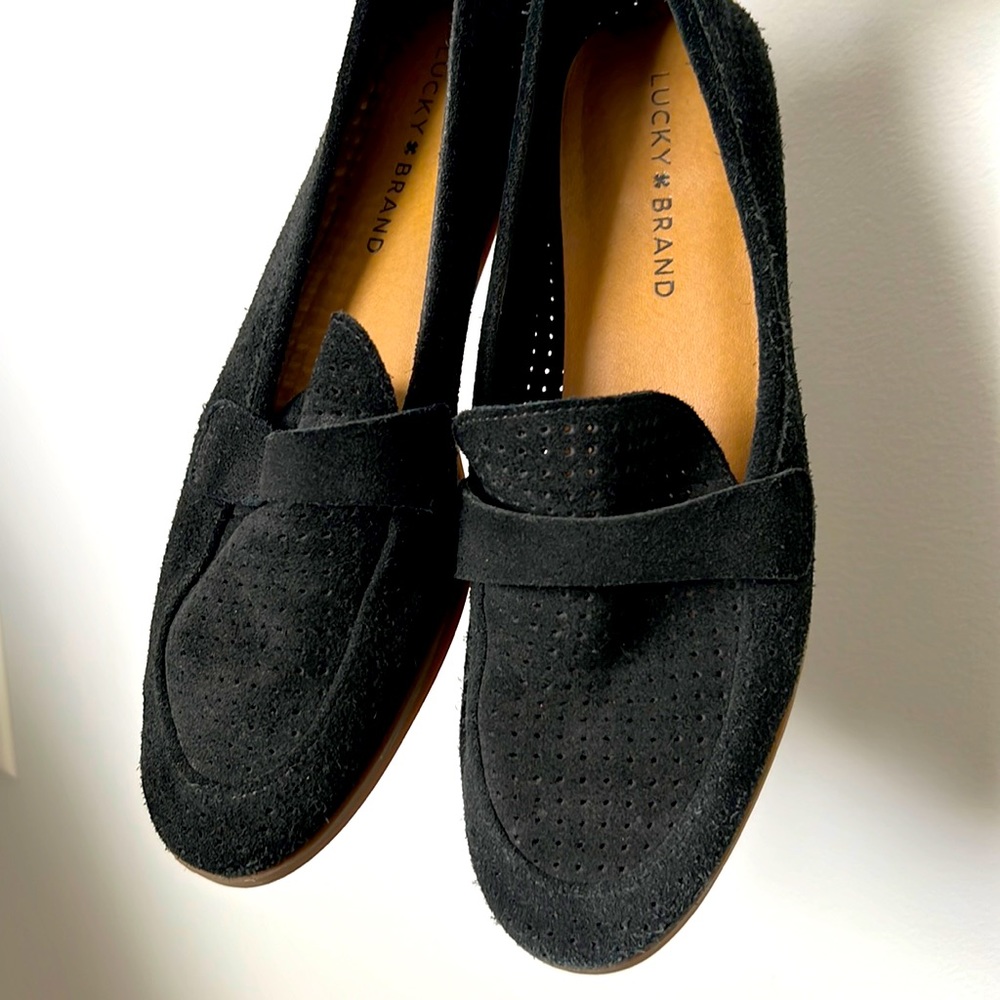 Lucky brand black loafers